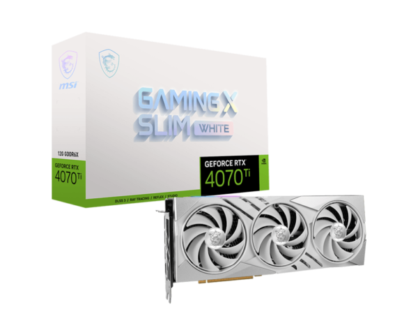 GeForce RTX™ 4070 Ti GAMING X SLIM WHITE 12G