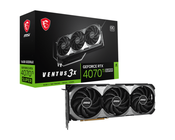 GeForce RTX™ 4070 Ti SUPER 16G VENTUS 3X OC