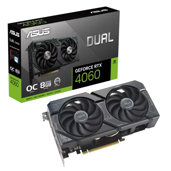 ASUS Dual GeForce RTX™ 4060 OC Edition 8GB GDDR6