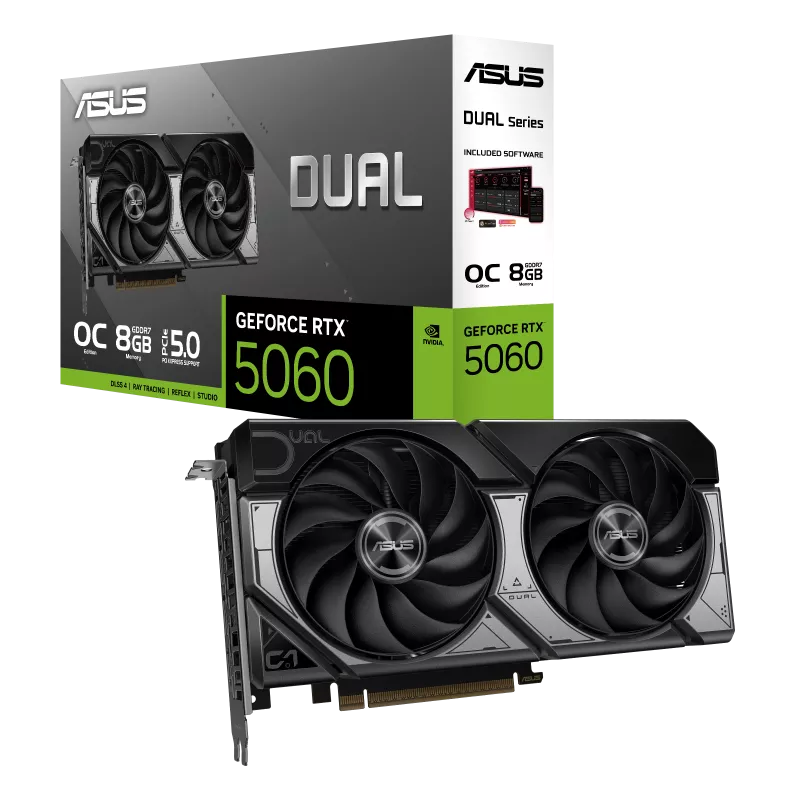 ASUS Dual GeForce RTX™ 5060 8GB GDDR7 OC Edition fwebp 1