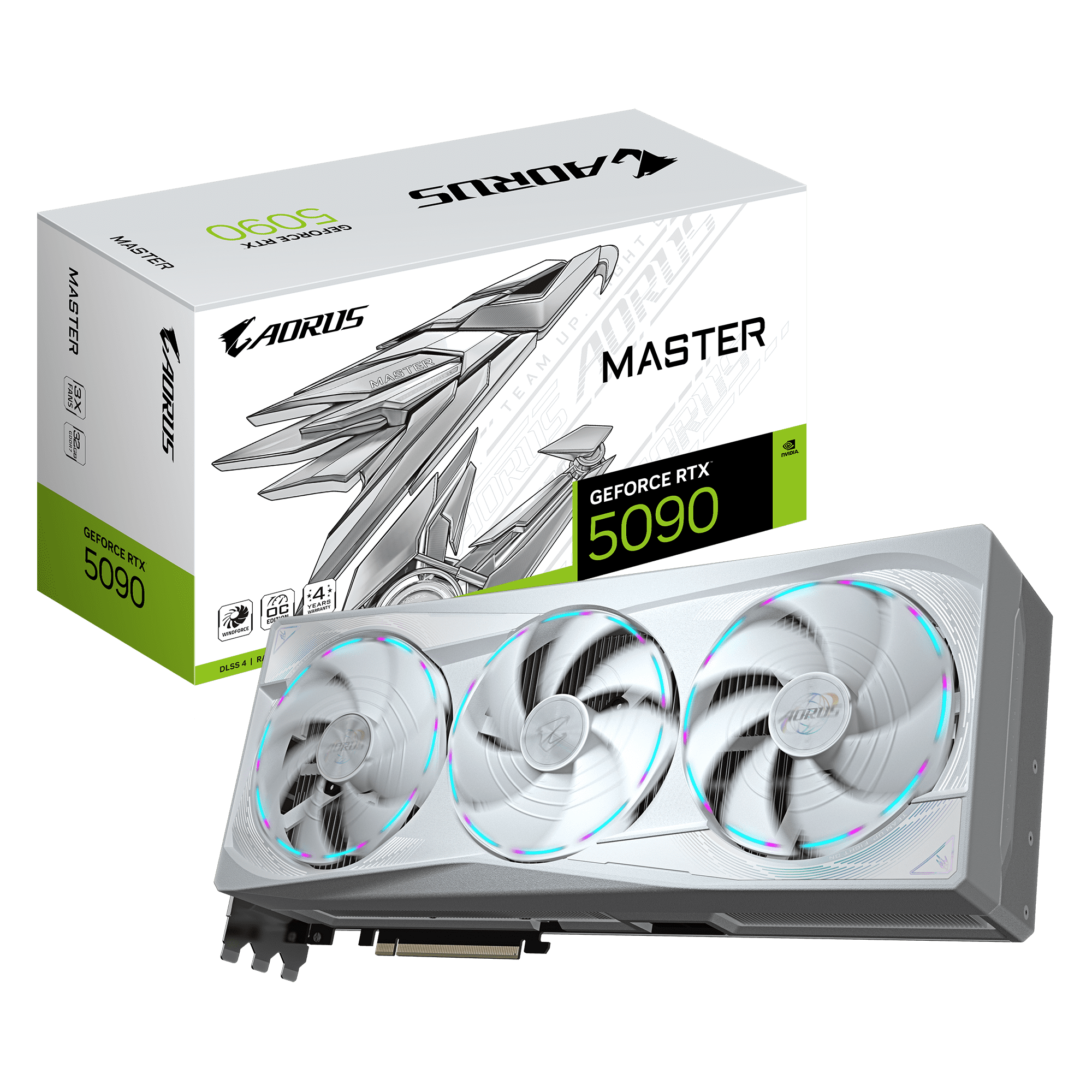 AORUS GeForce RTX™ 5090 MASTER ICE 32G 43836